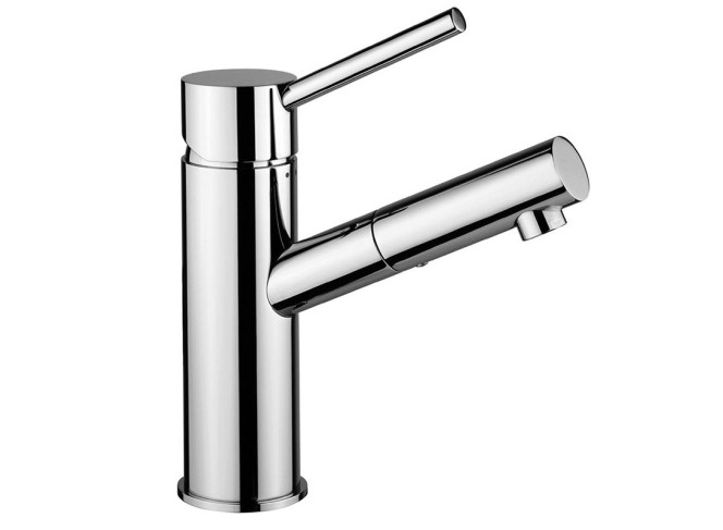 Змішувач для умивальника Paffoni Birillo з донним клапаном Clic-Clac, Chrome (BI071KCR)