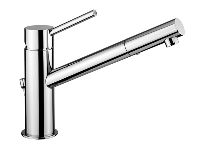 Змішувач для умивальника Paffoni Birillo з донним клапаном, Chrome (BI085CR)
