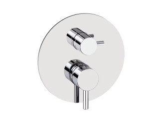 Змішувач для душу Paffoni Birillo з перемикачем, зовнішня частина, Chrome (BIBOX018CR)