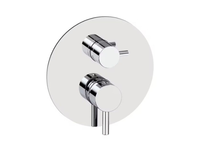 Змішувач для душу Paffoni Birillo з перемикачем, зовнішня частина, Chrome (BIBOX018CR)