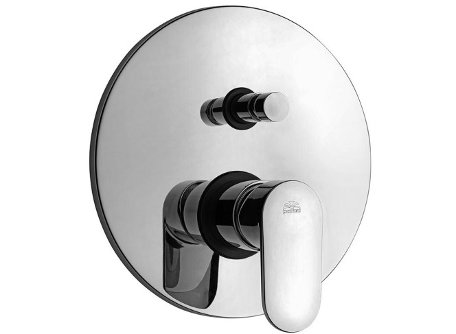 Змішувач для душу Paffoni Candy настінний, з кнопковим перемикачем, Chrome (CA015CR)