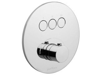 Змішувач для душу Paffoni COMPACT box, зовнішня частина (3 функції), Chrome (CPM019CR)