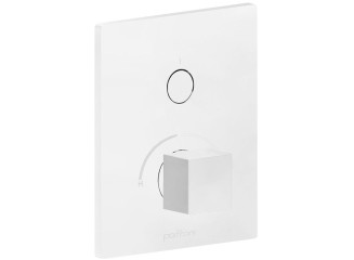 Фото - Змішувач для душу Paffoni Compact Box, зовнішня частина, 1 споживач, Matt White (CPM513BO)