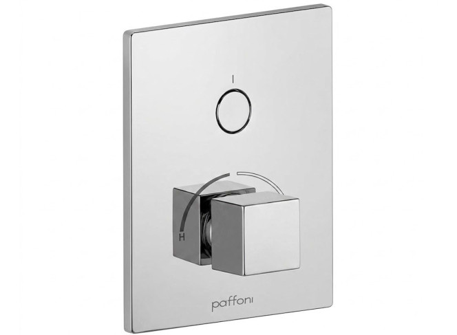Змішувач для душу Paffoni Compact Box, зовнішня частина, 1 споживач, Chrome (CPM513CR)