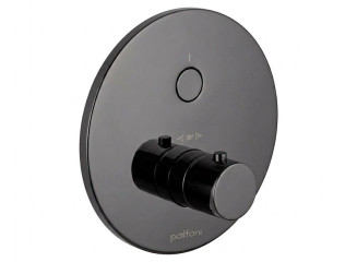Термостат для душу Paffoni Compact Box, зовнішня частина, 1 споживач, Black Chrome (CPT013NKN)