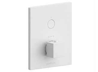 Термостат для душу Paffoni Compact Box, зовнішня частина, 1 споживач, Matt White (CPT513BO)