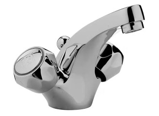Змішувач для умивальника Paffoni Danubio з донним клапаном, Chrome (DA070CR)