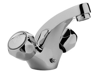 Змішувач для умивальника Paffoni Danubio без донного клапана, Chrome (DA071CR)