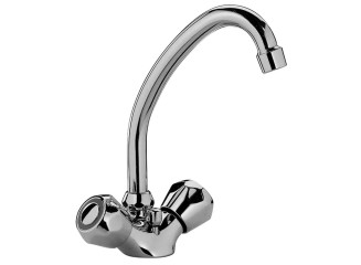 Змішувач для умивальника Paffoni Danubio з донним клапаном, Chrome (DA072CR)