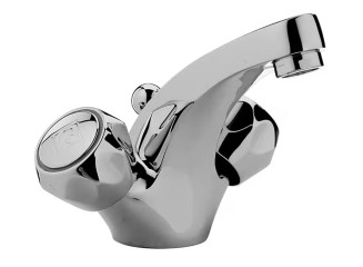 Змішувач для умивальника Paffoni Danubio з донним клапаном, Chrome (DA075CR)