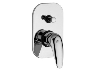 Змішувач для душу Paffoni Duemila, зовнішня частина, 2 споживача, Chrome (DU015CREST)