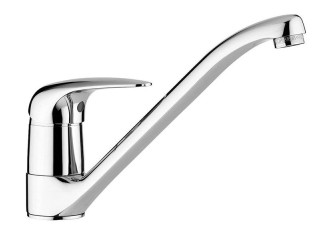 Змішувач для кухні Paffoni Duemila, поворотний вилив, Chrome (DU182CR)