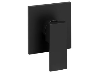 Змішувач для душу Paffoni Elle з металевою пластиною, Matt black (EL010NO_M)