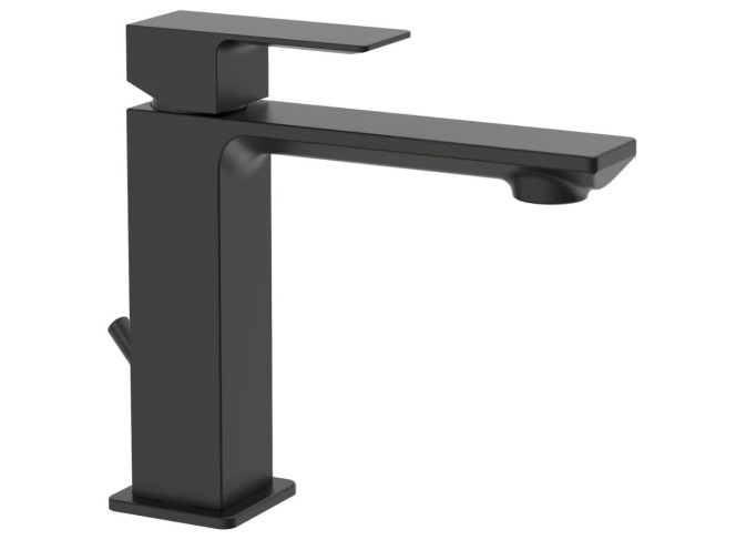 Змішувач для умивальника Paffoni Elle з донним клапаном 1”1/4G, Matt black (EL075HNO)