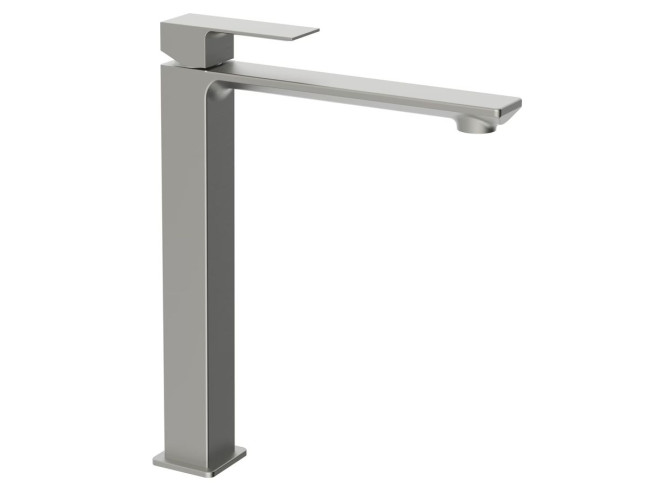 Змішувач для умивальника Paffoni Elle без донного клапана, Steel looking (EL081HST)