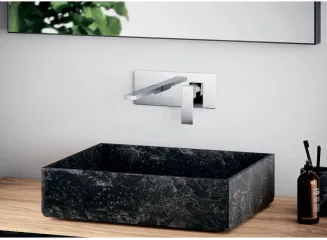 Фото - Змішувач для умивальника Paffoni Elle, вилив 240 мм, зовнішня частина, Steel Looking (ELBOX106ST)