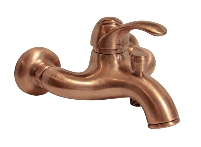 Змішувач для ванни Paffoni Flavia, настінний, одноважільний, Copper (FA022RM)