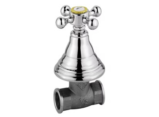 Запірний вентиль Paffoni Belinda, Chrome + gold finish (FBLV010CO)