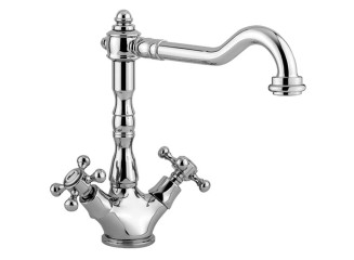 Змішувач для кухні Paffoni Belinda, вилив RETRO, Chrome (FBLV180CR)