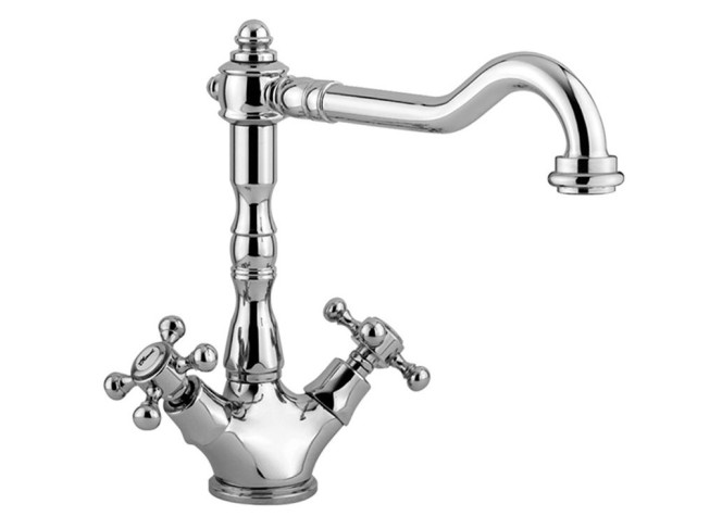 Змішувач для кухні Paffoni Belinda, вилив RETRO, Chrome (FBLV180CR)