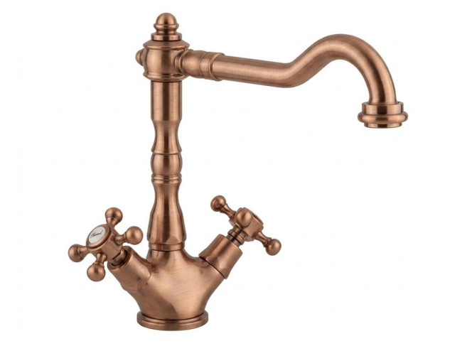 Змішувач для кухні Paffoni Belinda, вилив RETRO, Copper (FBLV180RM)