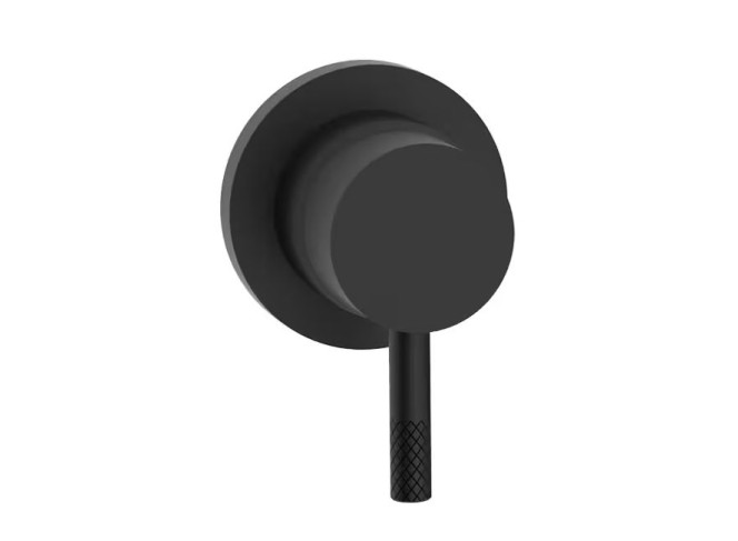 Змішувач для душу Paffoni Jolly прихованого монтажу, 1 вихід, пластина D=70 мм, Matt black (JL010NO70)