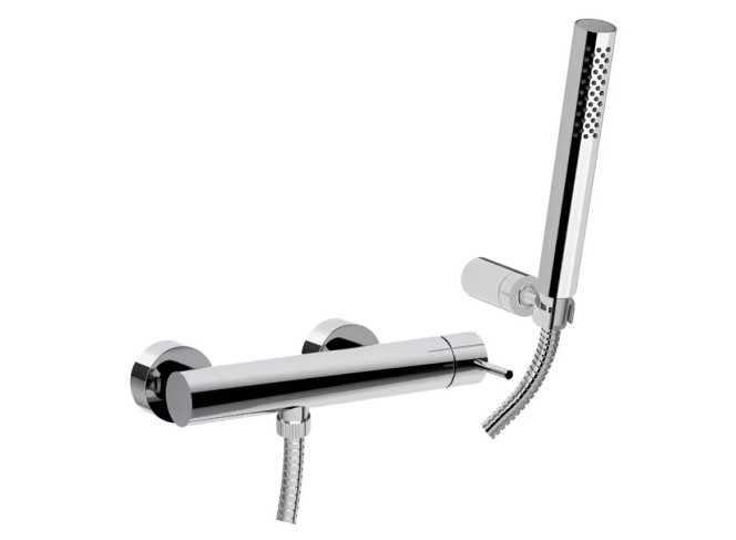 Змішувач для душу Paffoni Jolly з ручним душем та шлангом, G 1/2, Chrome (JL168DCR)