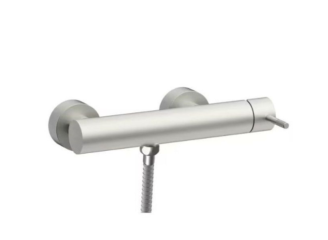 Змішувач для душу Paffoni Jolly без душового гарнітура, G 1/2, Steel looking (JL168ST)