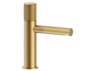 Змішувач для умивальника Paffoni JO на 1 отвір, Clic-Clac 1”1/4G, Brushed honey gold (JO071KHGSP)