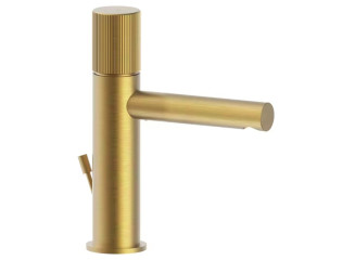 Змішувач для умивальника Paffoni JO на 1 отвір, з автоматичним д/к, Brushed honey gold (JO075HGSP)