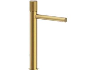 Змішувач для умивальника Paffoni JO високий, на 1 отвір, Clic-Clac 1”1/4G, Brushed honey gold (JO081KHGSP)