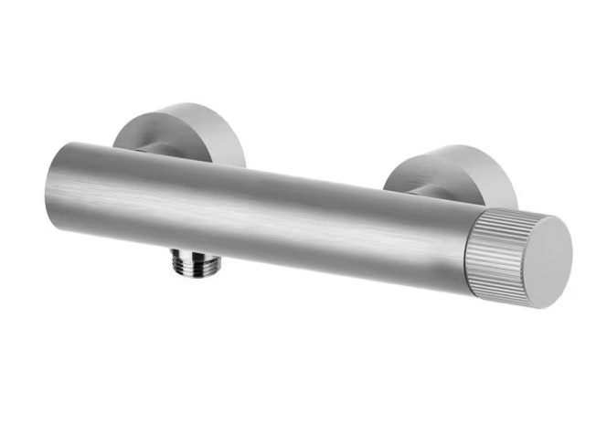 Змішувач для душу Paffoni JO, без душового набору, Steel looking (JO168ST)