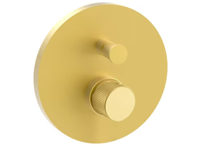 Змішувач для душу Paffoni JO, зовнішня частина, 2 виходи, Brushed honey gold (JOBOX015HGSP_M)
