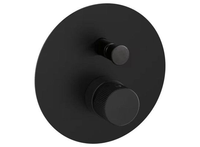 Змішувач для душу Paffoni JO, зовнішня частина, 2 виходи, Matt black (JOBOX015NO_M)