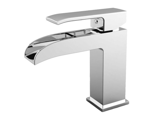 Змішувач для умивальника Paffoni Level з донним клапаном Clic-Clac, Chrome (LES061KCR)