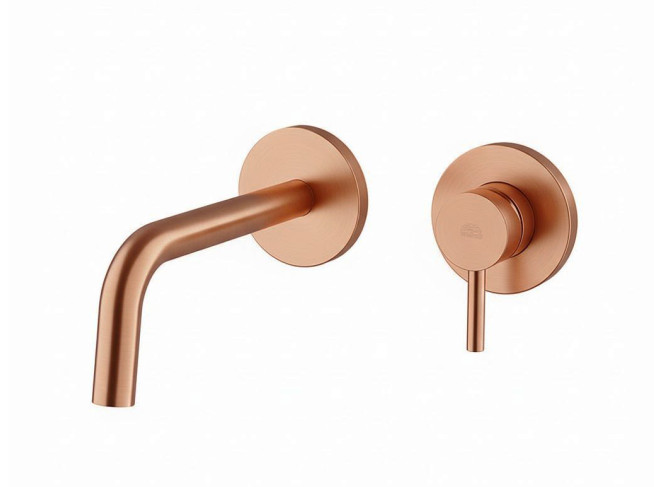 Змішувач для умивальника Paffoni Light, вбудований, вилив 178 мм, Brushed Copper PVD (LIG006RASP70)