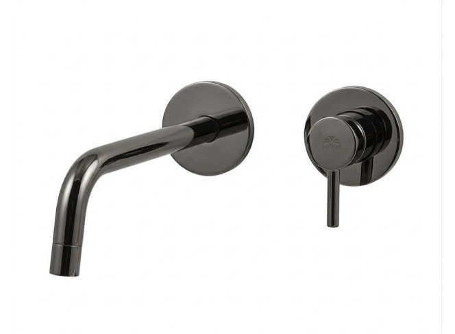 Змішувач для умивальника Paffoni Light, вбудований, вилив 248 мм, Black Chrome (LIG007NKN70)