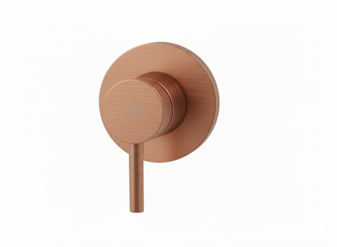 Змішувач для душу Paffoni Light, в комплекті із прихованою частиною, Brushed Copper PVD (LIG010RASP70)