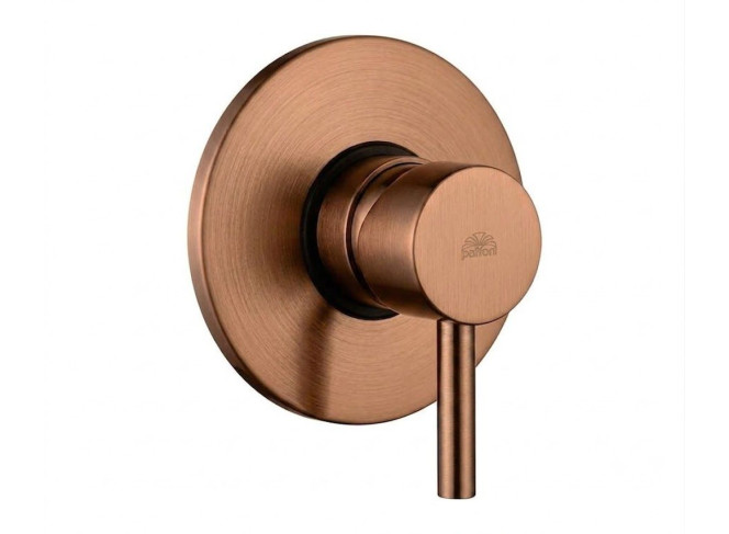 Змішувач для душу Paffoni Light, одноважільний, прихованого монтажу, Brushed Copper PVD (LIG011RASP)