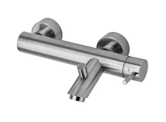 Змішувач для ванни Paffoni Light, Steel Looking (LIG022ST)