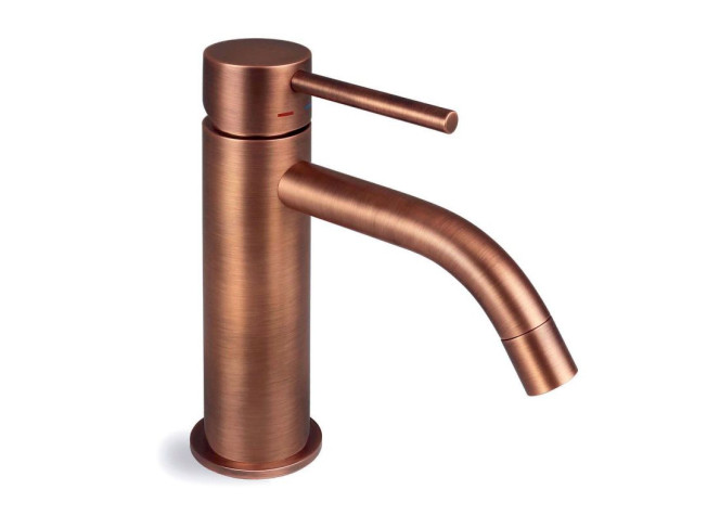 Змішувач для умивальника Paffoni Light без донного клапана, Brushed Copper (LIG071RMSP)