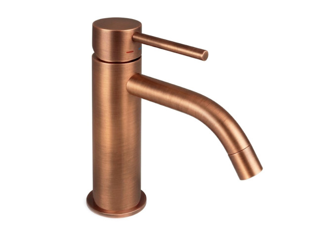 Змішувач для умивальника Paffoni Light без донного клапана, Brushed Copper (LIG071RMSP)
