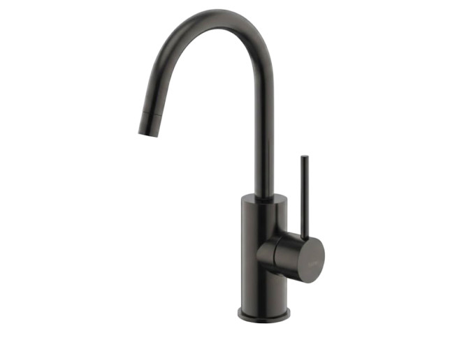 Змішувач для умивальника Paffoni Light без донного клапана, Black Chrome (LIG078NKN)