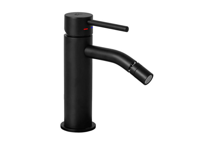 Змішувач для біде Paffoni Light, донний клапан 1”1/4G Clic-Clac, Matt black (LIG131KNO)