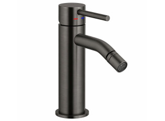 Змішувач для біде Paffoni Light без донного клапана, Brushed Black Chrome (LIG131NKNSP)