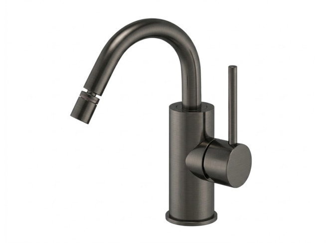 Змішувач для біде Paffoni Light, без донного клапана, Brushed Black Chrome (LIG138NKNSP)