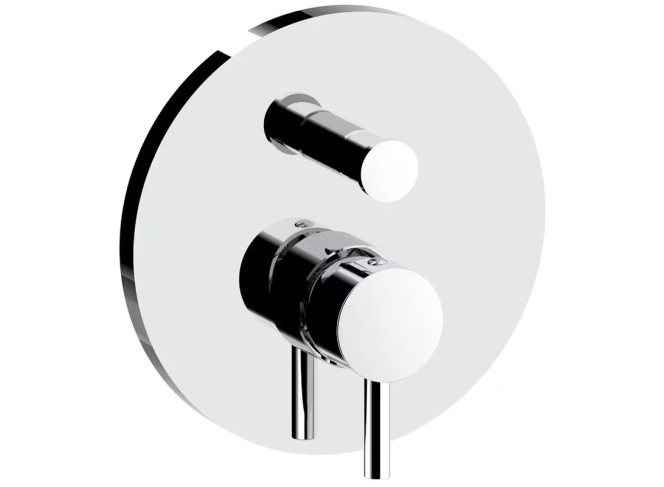 Змішувач для душу Paffoni Light на 2 споживача, зовнішня частина, Chrome (LIGBOX015CR)