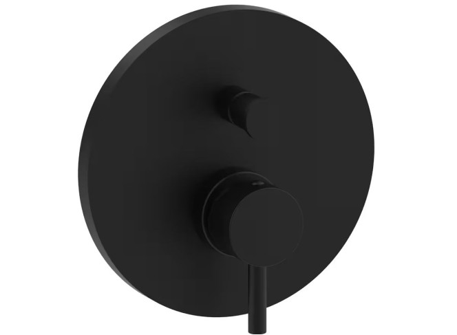 Змішувач для душу Paffoni Light на 2 споживача, зовнішня частина, Matt black (LIGBOX015NO_M)