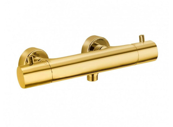 Термостат для душу Paffoni Light ECOSTOP без душового набору, Honey Gold (LIQ168EHG)