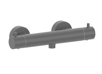 Термостат для душу Paffoni Light ECOSTOP без душового набору, Mercury Grey (LIQ168EMG)